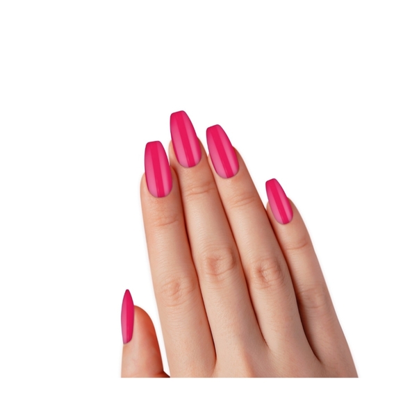 L.A. Colors Nail Frill High Gloss Neon 33pc Cosmopolitan Artificial Nail Tip Kit - Picture 4 of 9